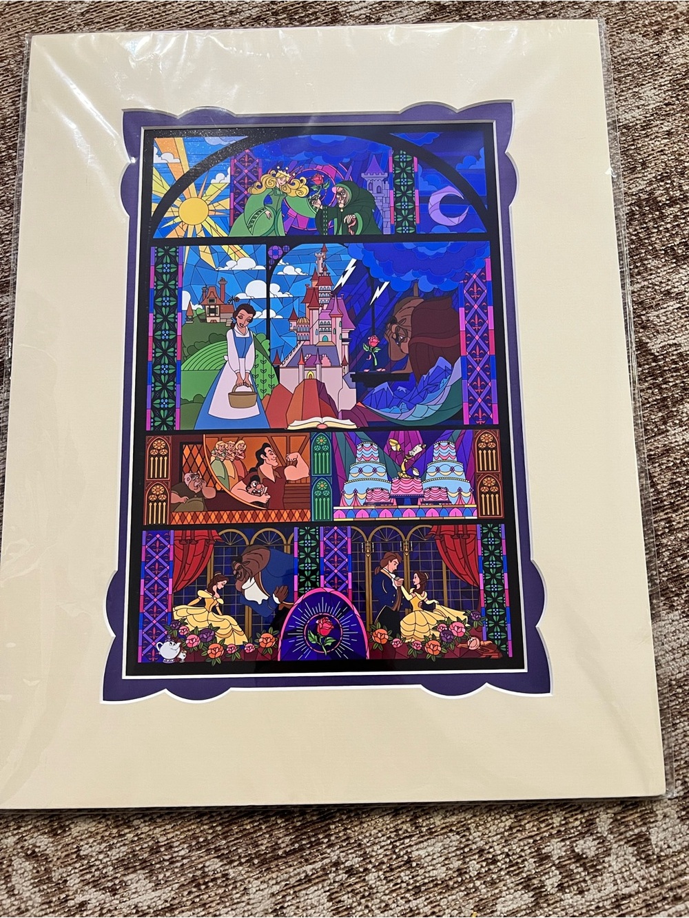 Disney “Live Your Story” Beauty and the Beast Art Print